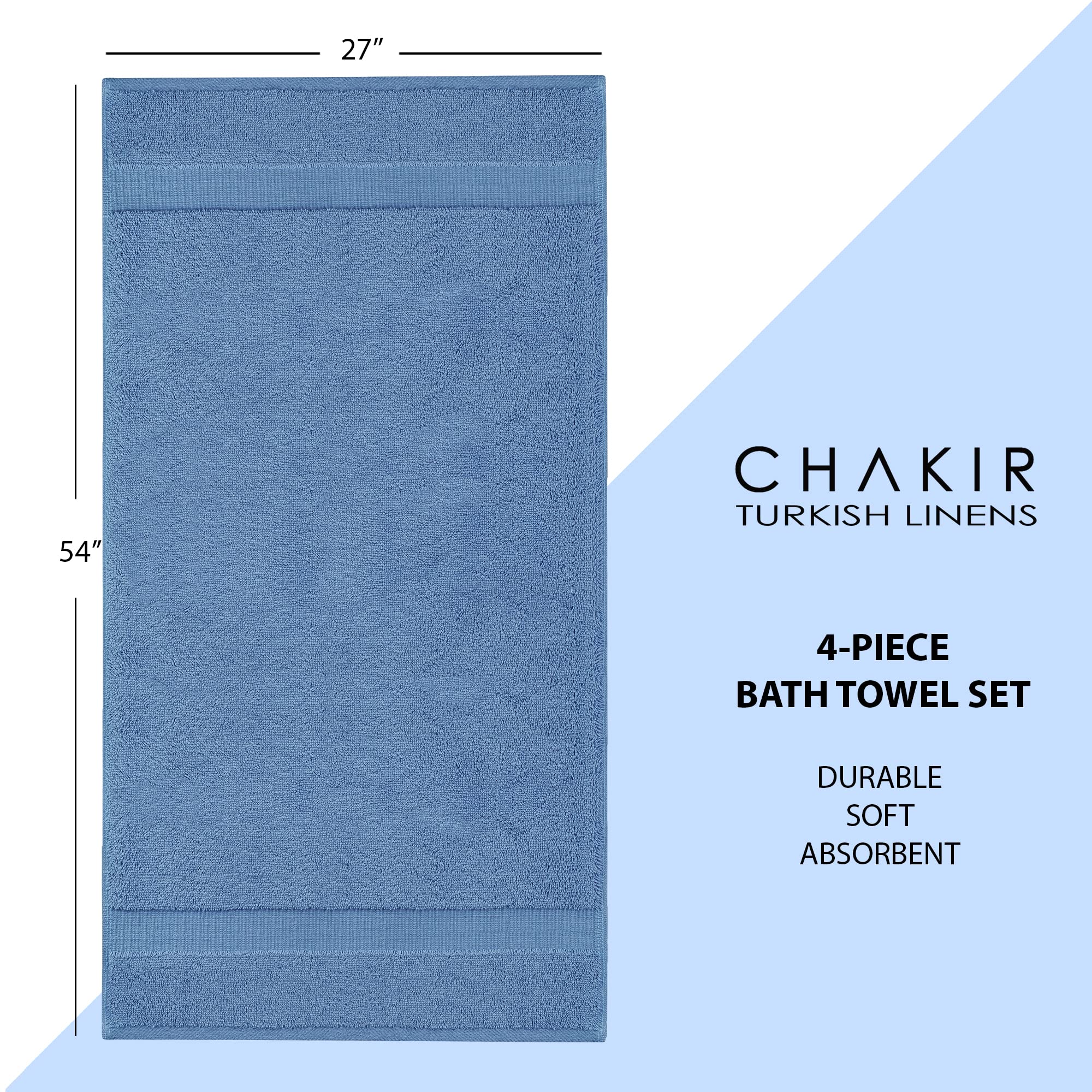 Chakir Turkish Linens mise en scène salle de bain, style Wedgewood apportant ambiance spa