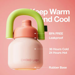 CHAKO LAB bouchon avec paille démontée pour nettoyage facile et hygiène