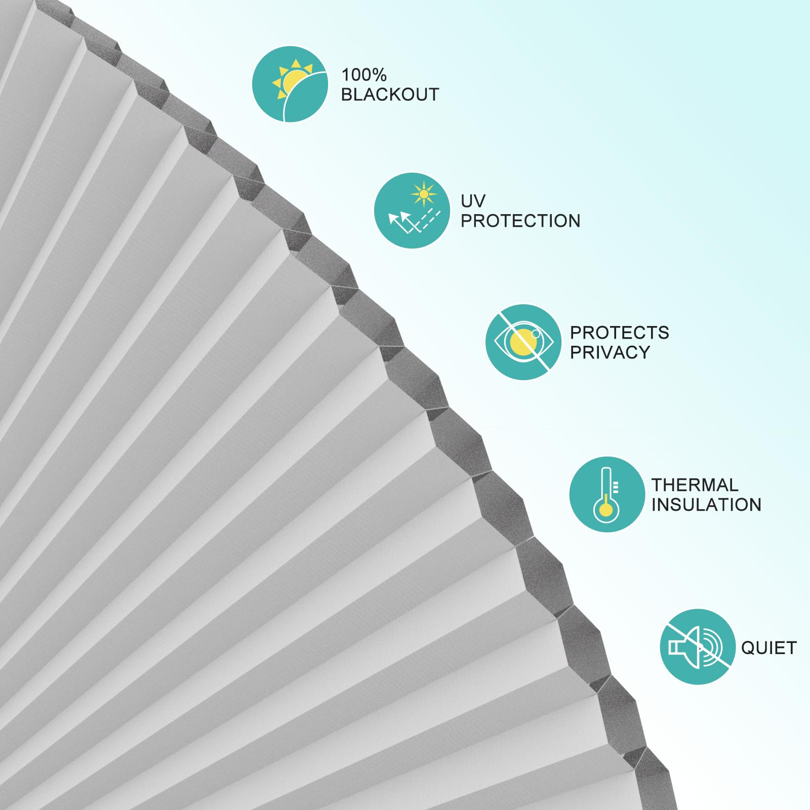 Changshade gros plan sur la texture alvéolaire pour isolation thermique