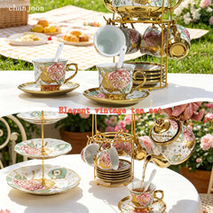 CHANJOON tasse sur plateau en usage, rend la table accueillante