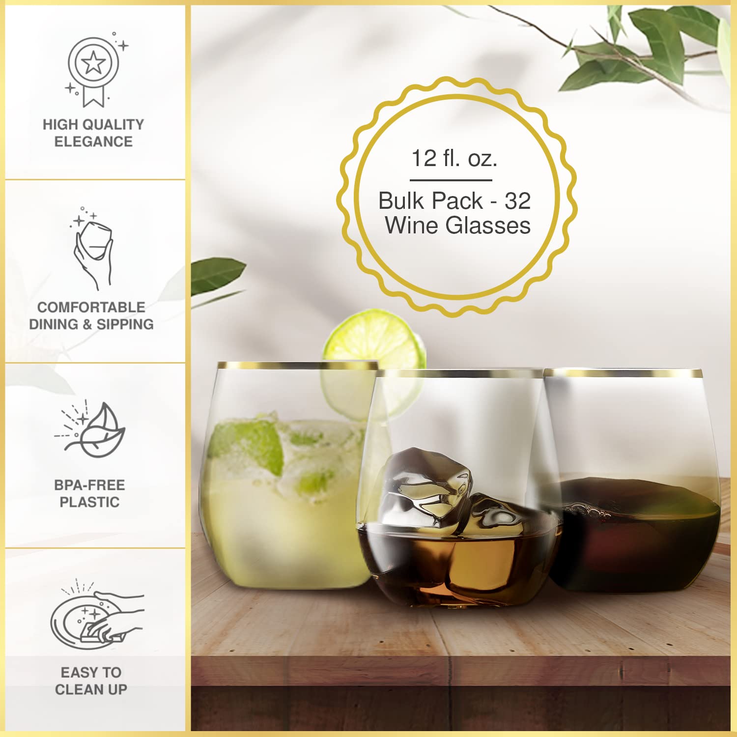 CHATEAU FINE TABLEWARE gros plan liseré doré pour finition raffinée