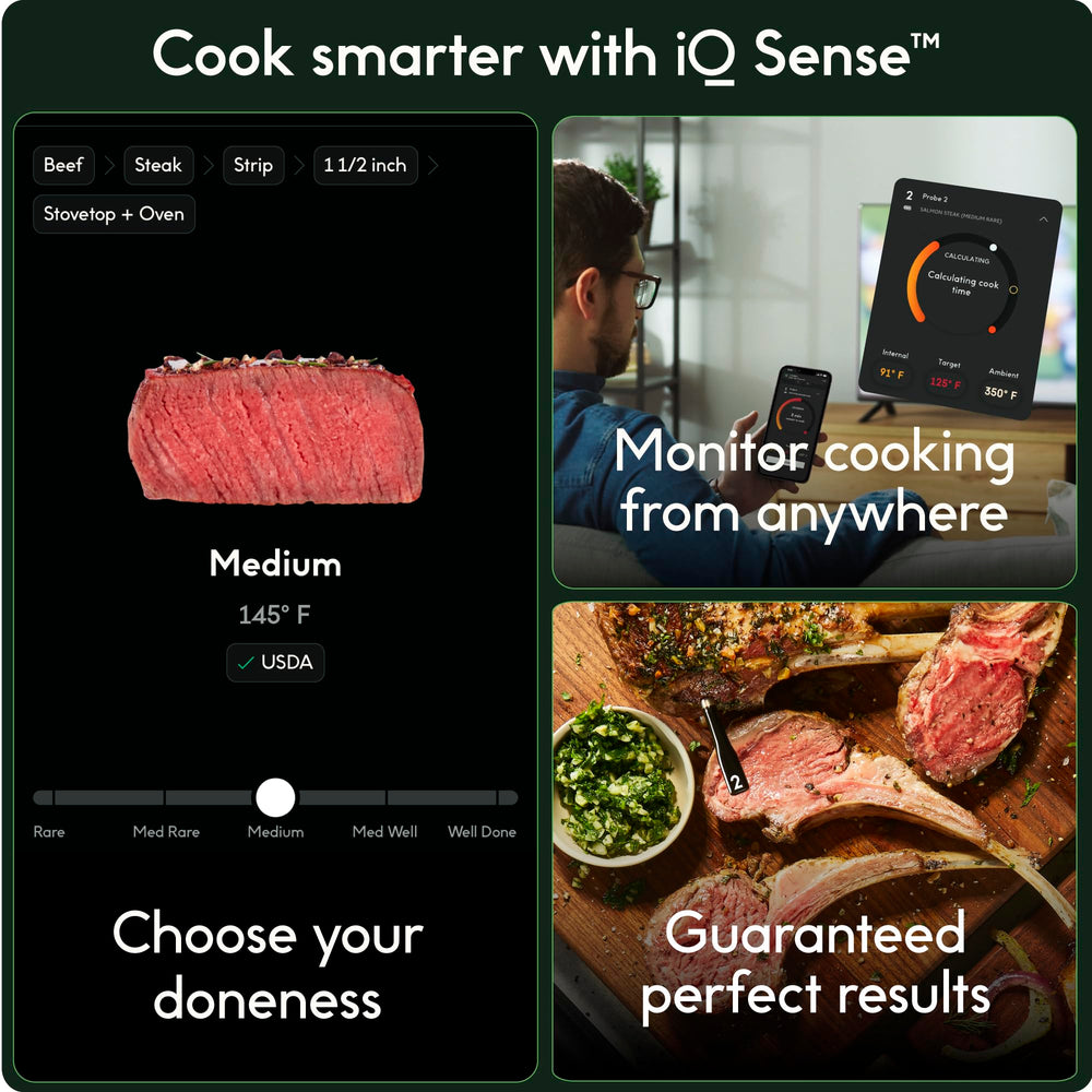 CHEF iQ sondes ultra-fines gros plan montrant précision de mesure