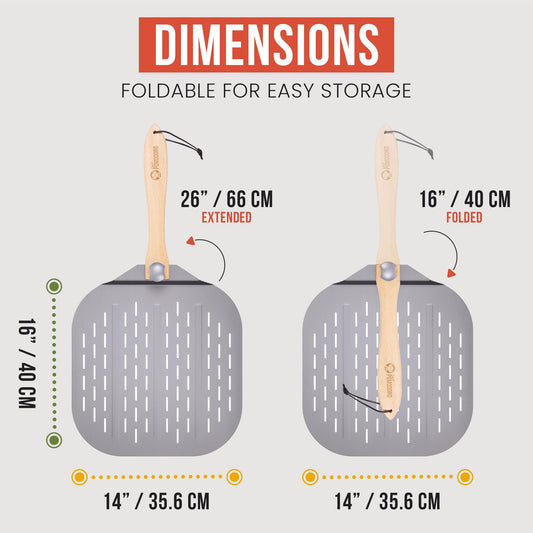 Chef Pomodoro gros plan des perforations aluminium assurant évacuation de la farine
