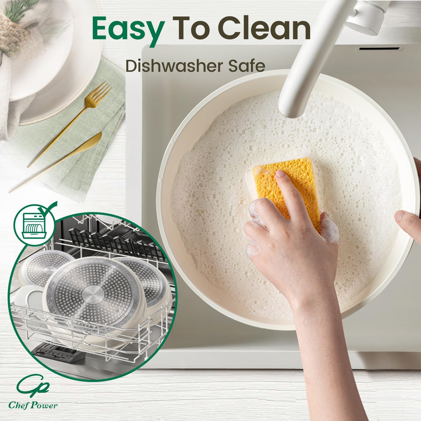 Chef Power couvercles silicone empilés, étanchéité et conservation pratique