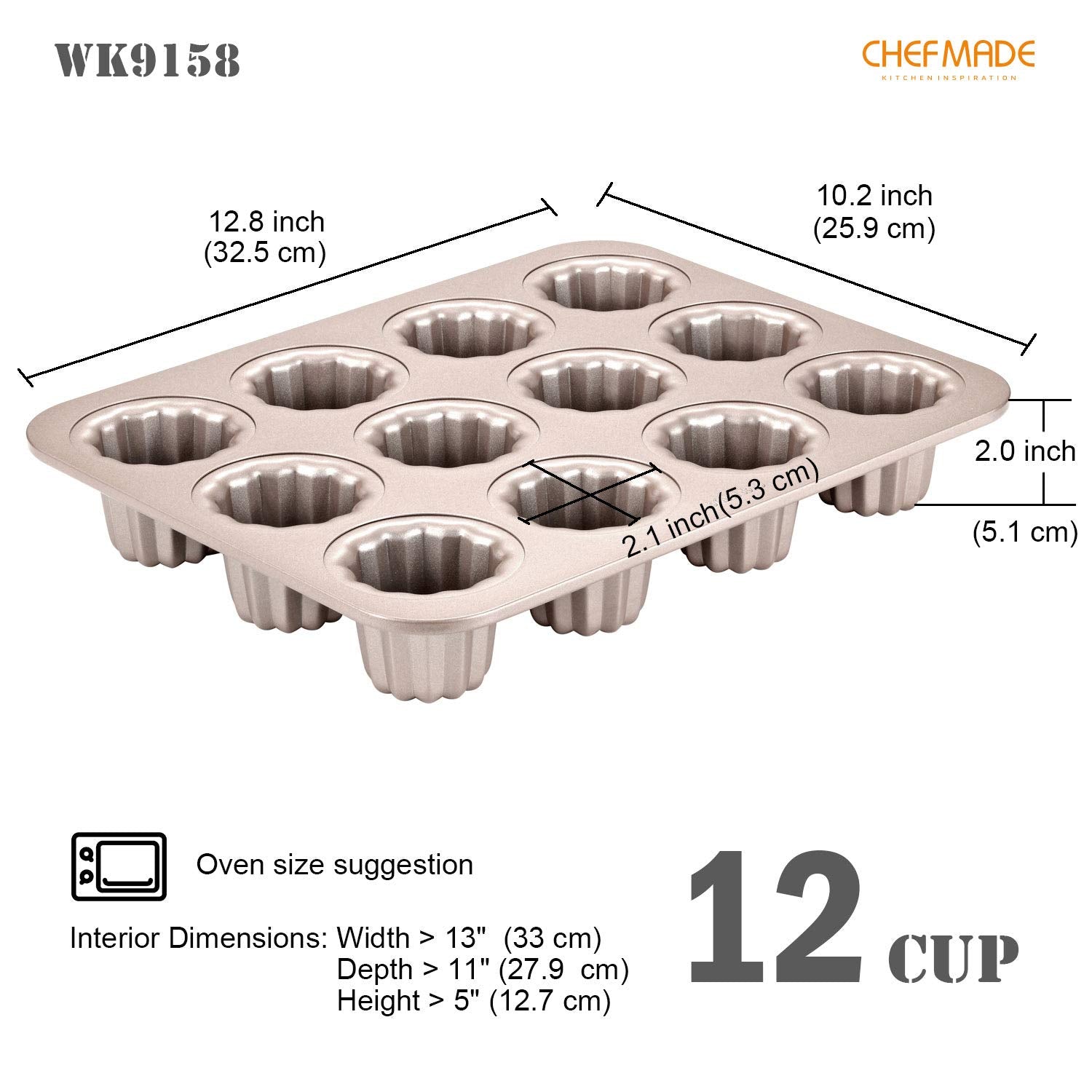 CHEFMADE gros plan revêtement silicone montrant surface antiadhésive facile à nettoyer