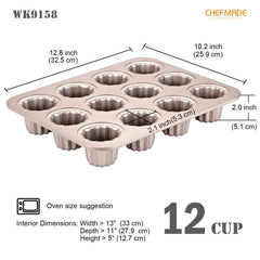 CHEFMADE gros plan revêtement silicone montrant surface antiadhésive facile à nettoyer