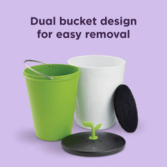 Chef'n EcoCrock ouvert montrant insert amovible, vidange facile bénéfice