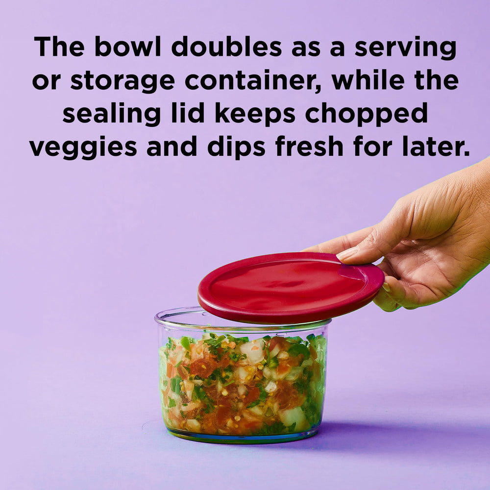 Chef'n VeggiChop couvercle silicone pour conservation pratique