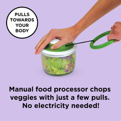 Chef'n VeggiChop en usage préparant guacamole frais pour gain de temps