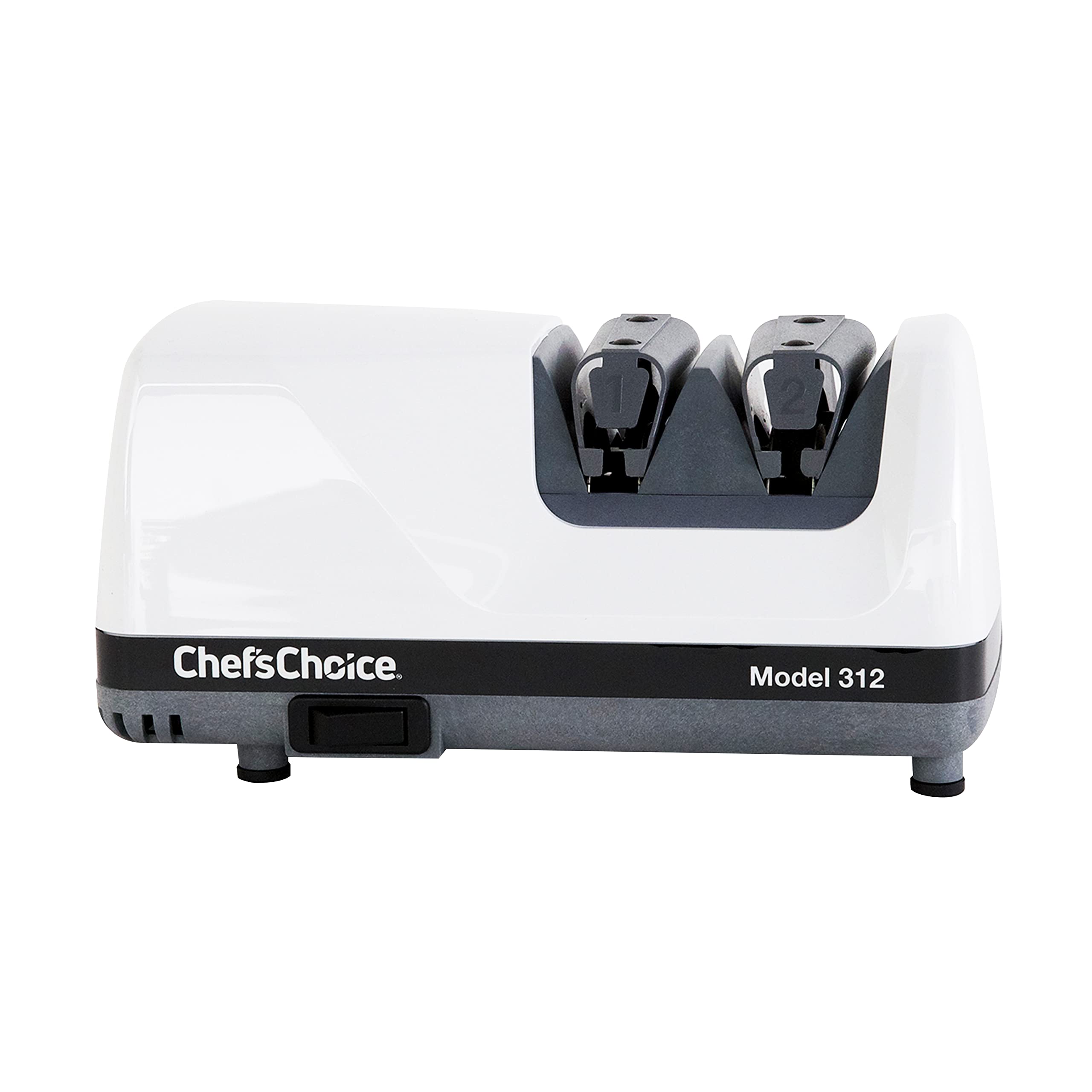 Chef's Choice vue à l'échelle montrant taille compacte pour rangement pratique