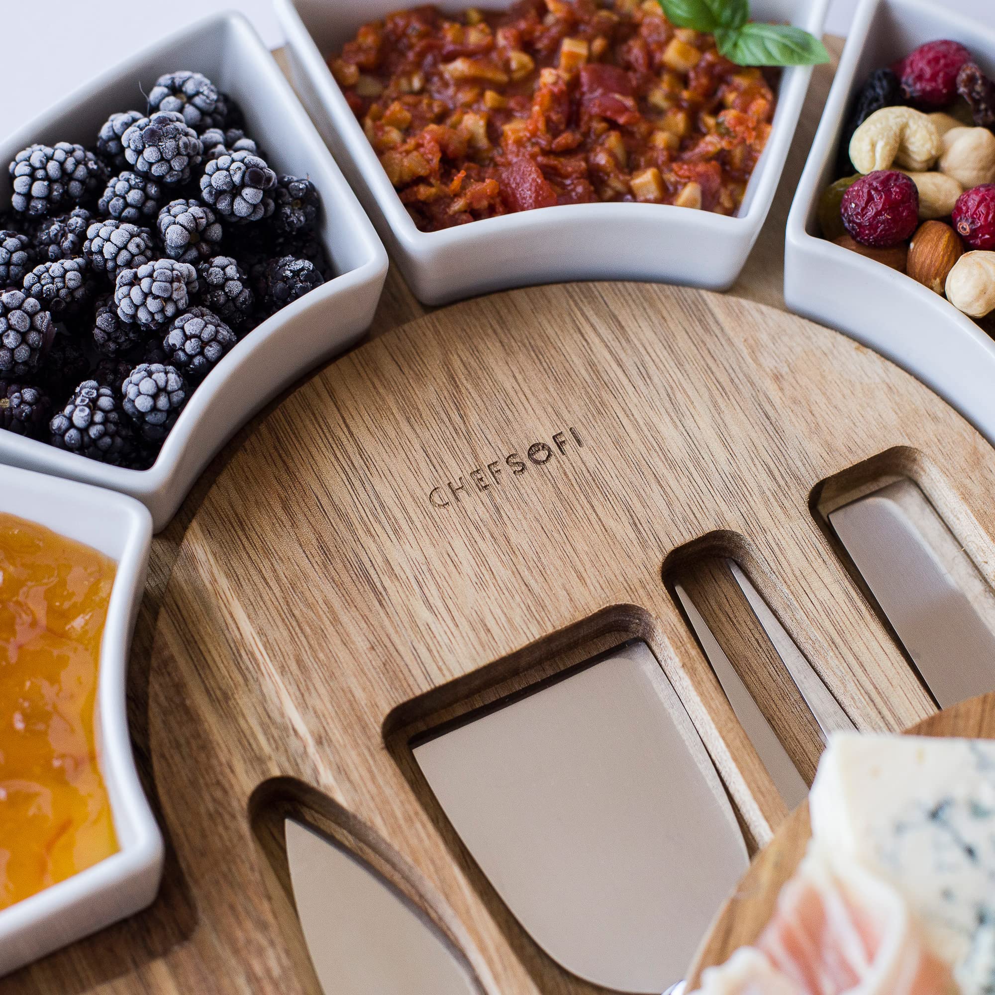ChefSofi étiquette de design breveté soulignant qualité