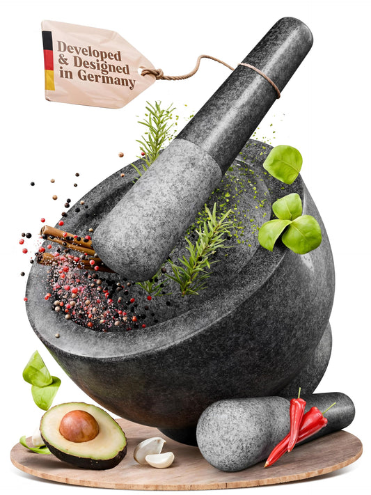 ChefSofi mortier face avant montrant capacité et finition robuste