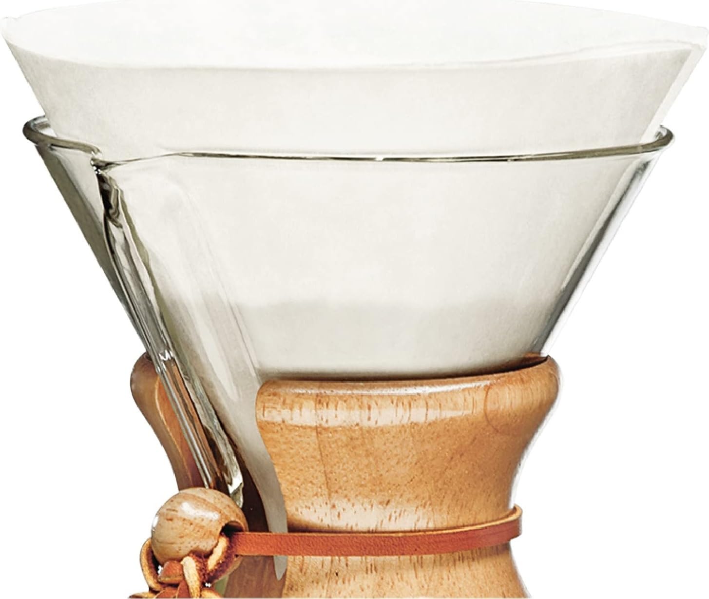 Chemex emballage exclusif face avant montrant 100 filtres, qualité fiable