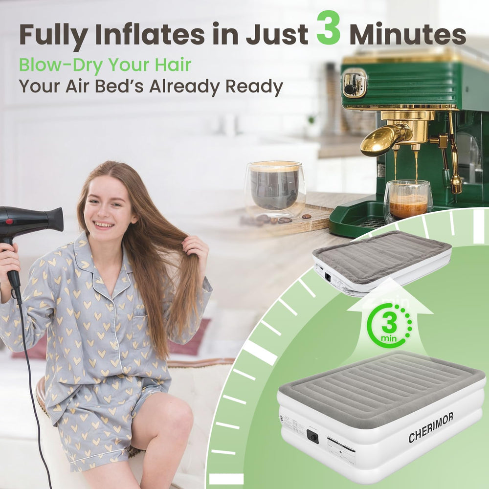 CHERIMOR matelas plié pour transport compact et rangement facile