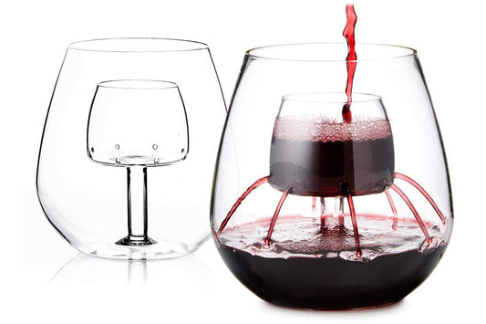 CHEVALIER COLLECTION lot de 2 verres face avant, design sans pied et élégant
