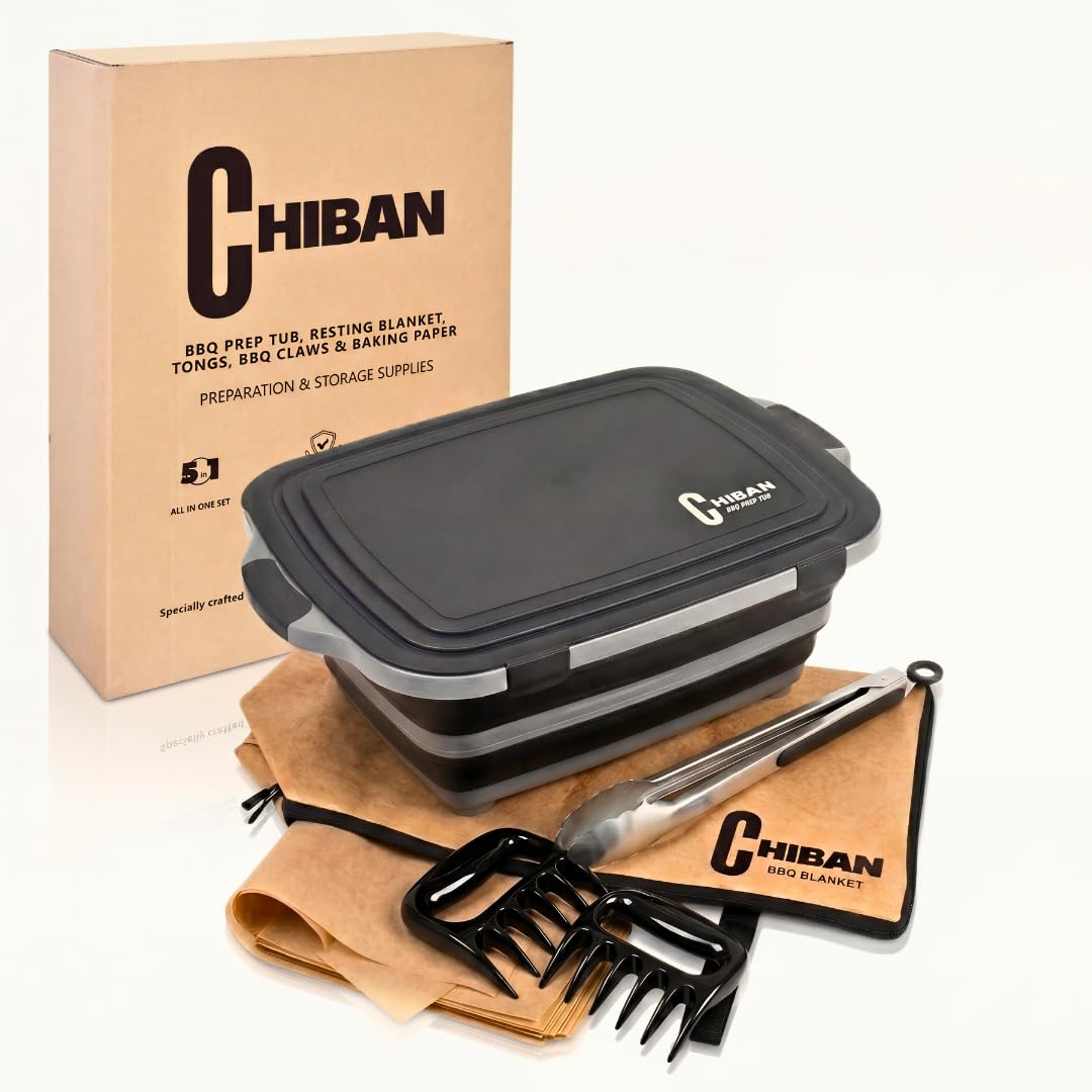 CHIBAN bac 16L face montrant capacité et couvercle pour transport fiable