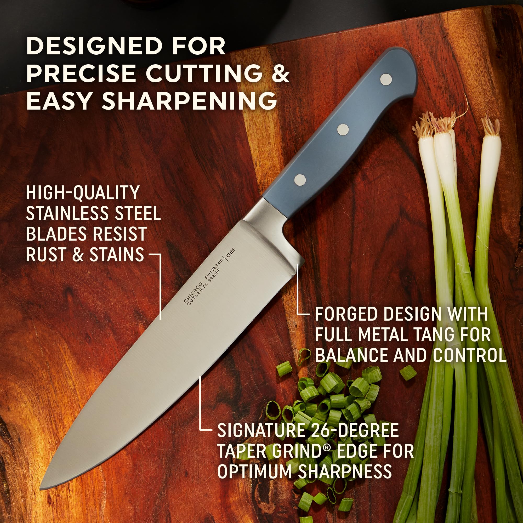 Chicago Cutlery Halsted bloc modulaire en bois optimisant rangement