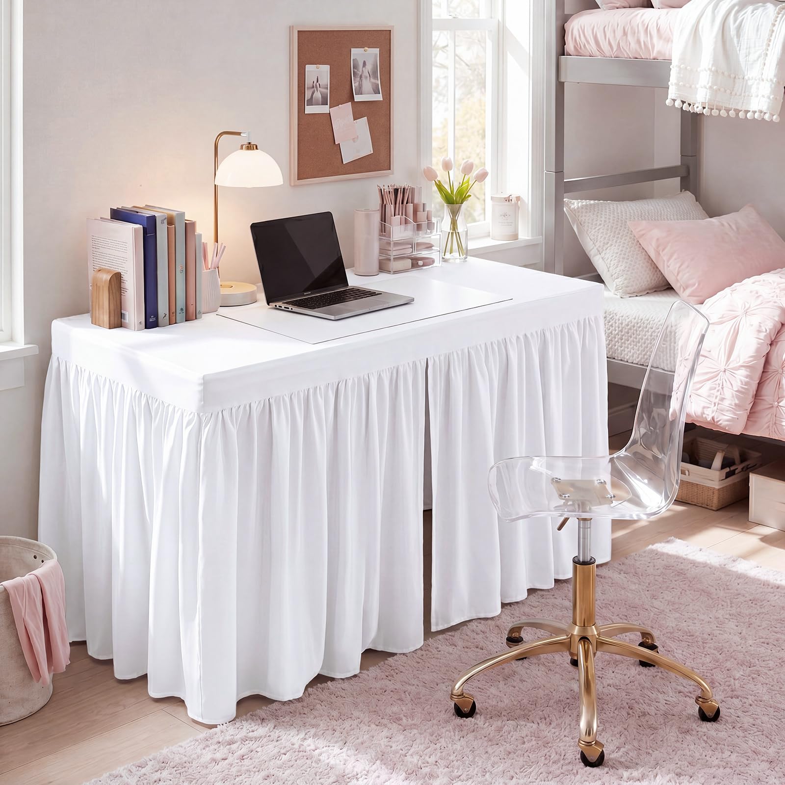 Chicplaid jupe de bureau vue de face montrant rangement caché et esthétique