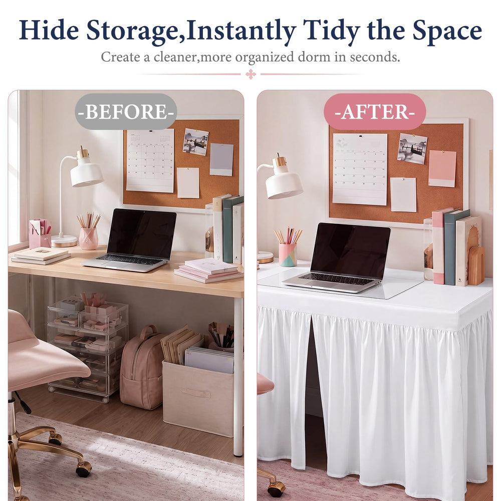 Chicplaid kit installé dans un dortoir montrant espace de travail net