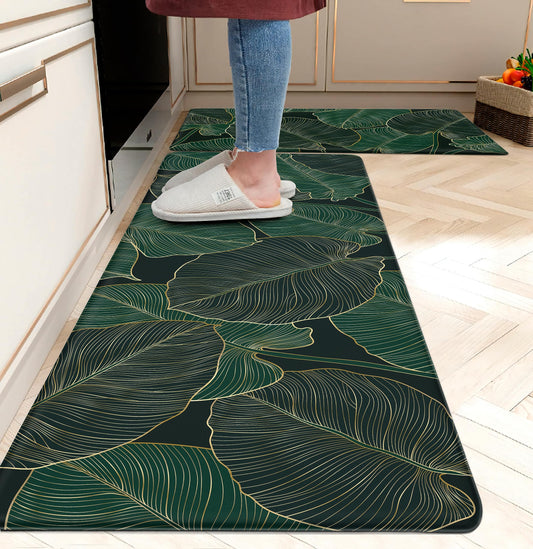 chiinvent vue avant du tapis dans son emballage montrant couleur et forme pour une cuisine stylée