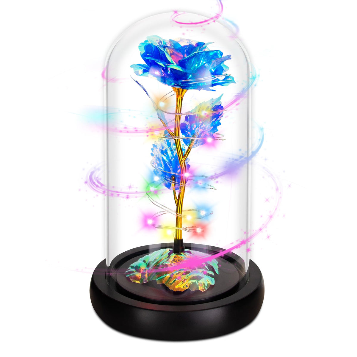 Childom dôme face avant montrant rose bleue et design élégant