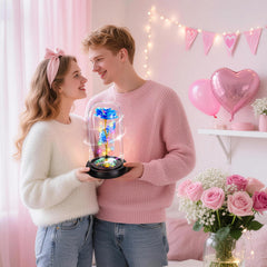 Childom rose tournante posée sur un chevet pour une atmosphère cosy