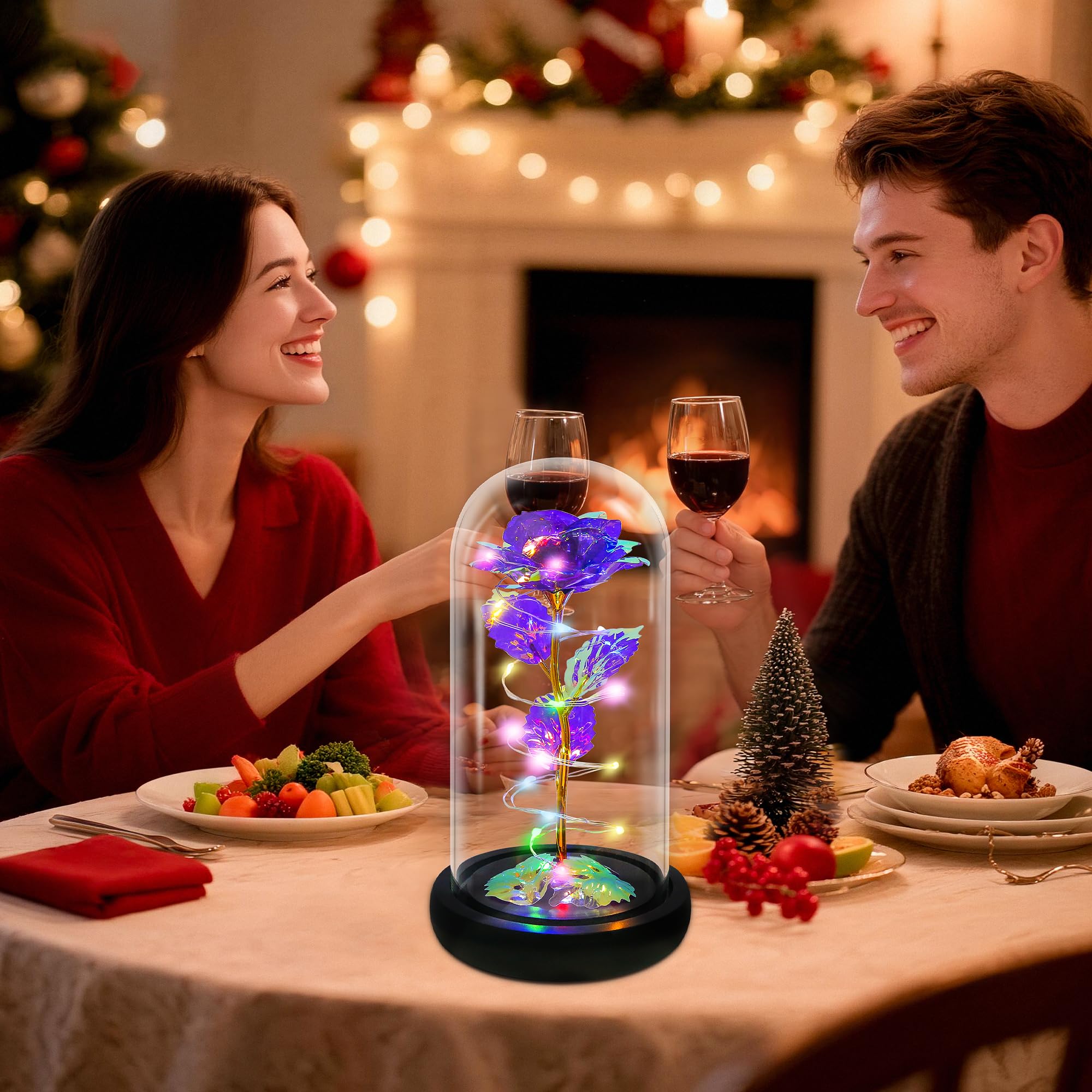 Childom base LED montrant éclairage doux pour créer ambiance chaleureuse