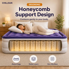 CHILLSUN texture floquée proche, confort et surface imperméable agréable