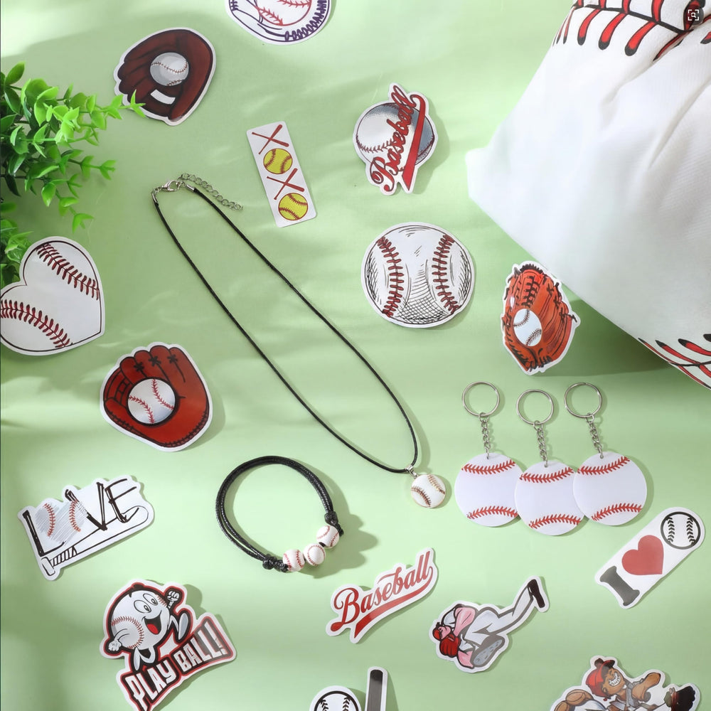 Cholemy collier avec pendantif baseball, look d'équipe et résistant