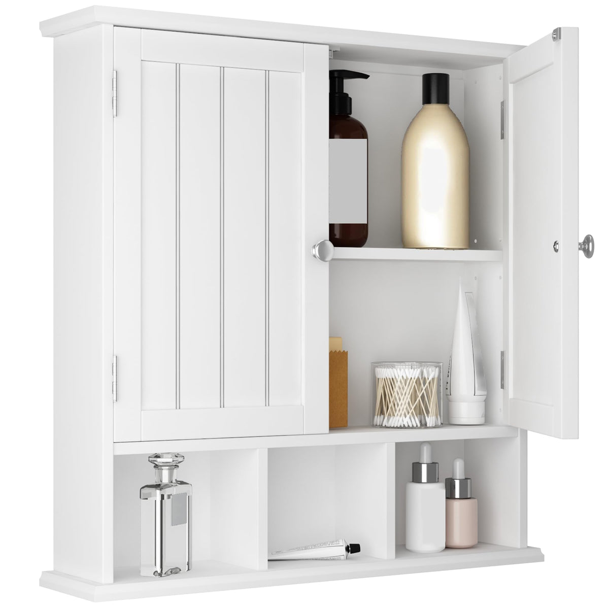 ChooChoo armoire murale face fermée et portes visibles pour rangement soigné