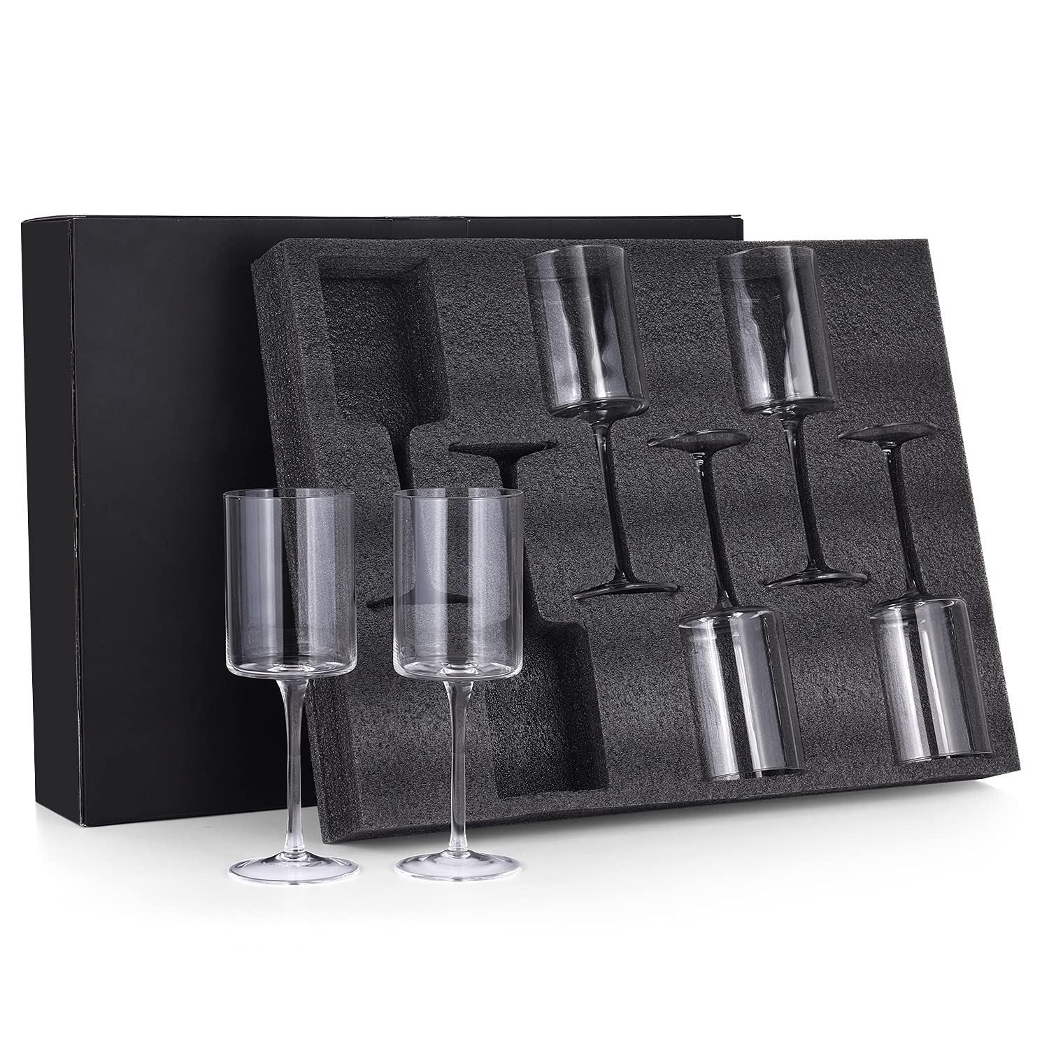 Chouggo coffret cadeau ouvert protégeant les verres pour expédition