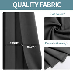 ChrisDowa texture du tissu épais offrant isolation phonique et thermique