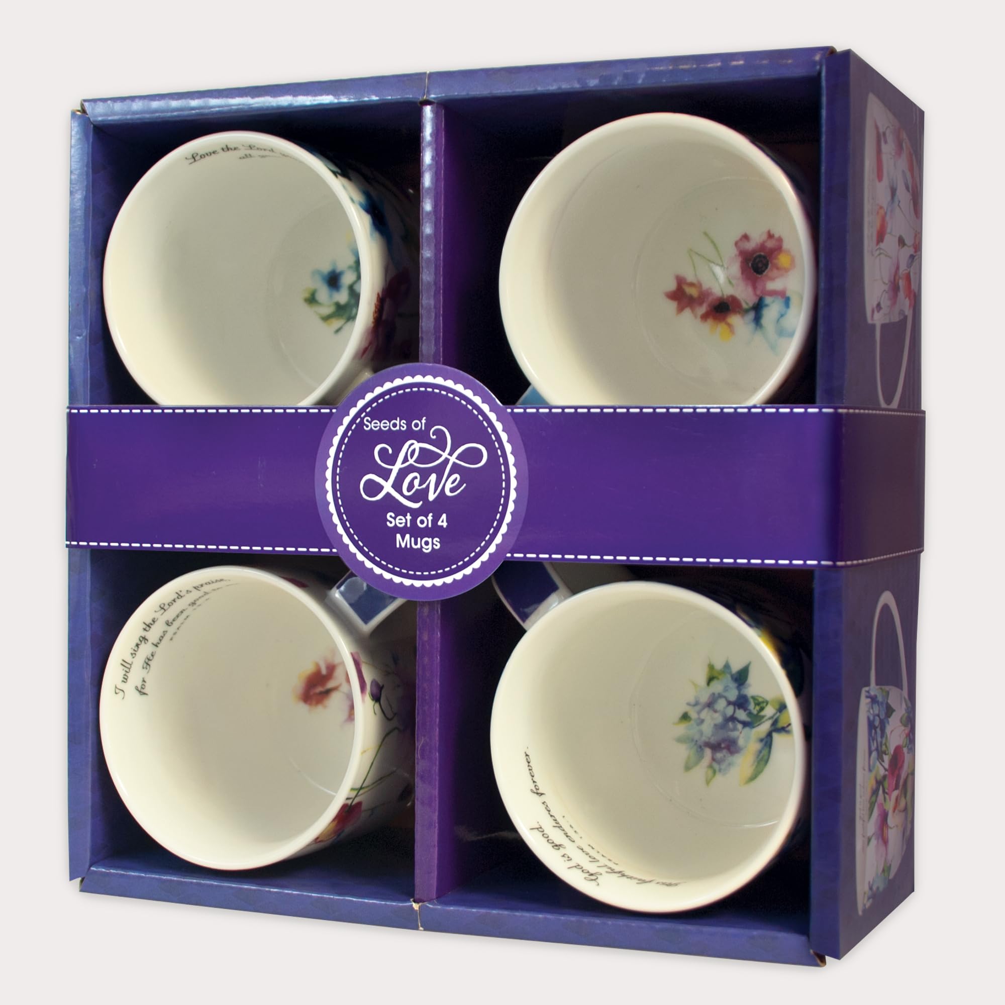 Christian Art Gifts étiquette et logo sur emballage, qualité de marque