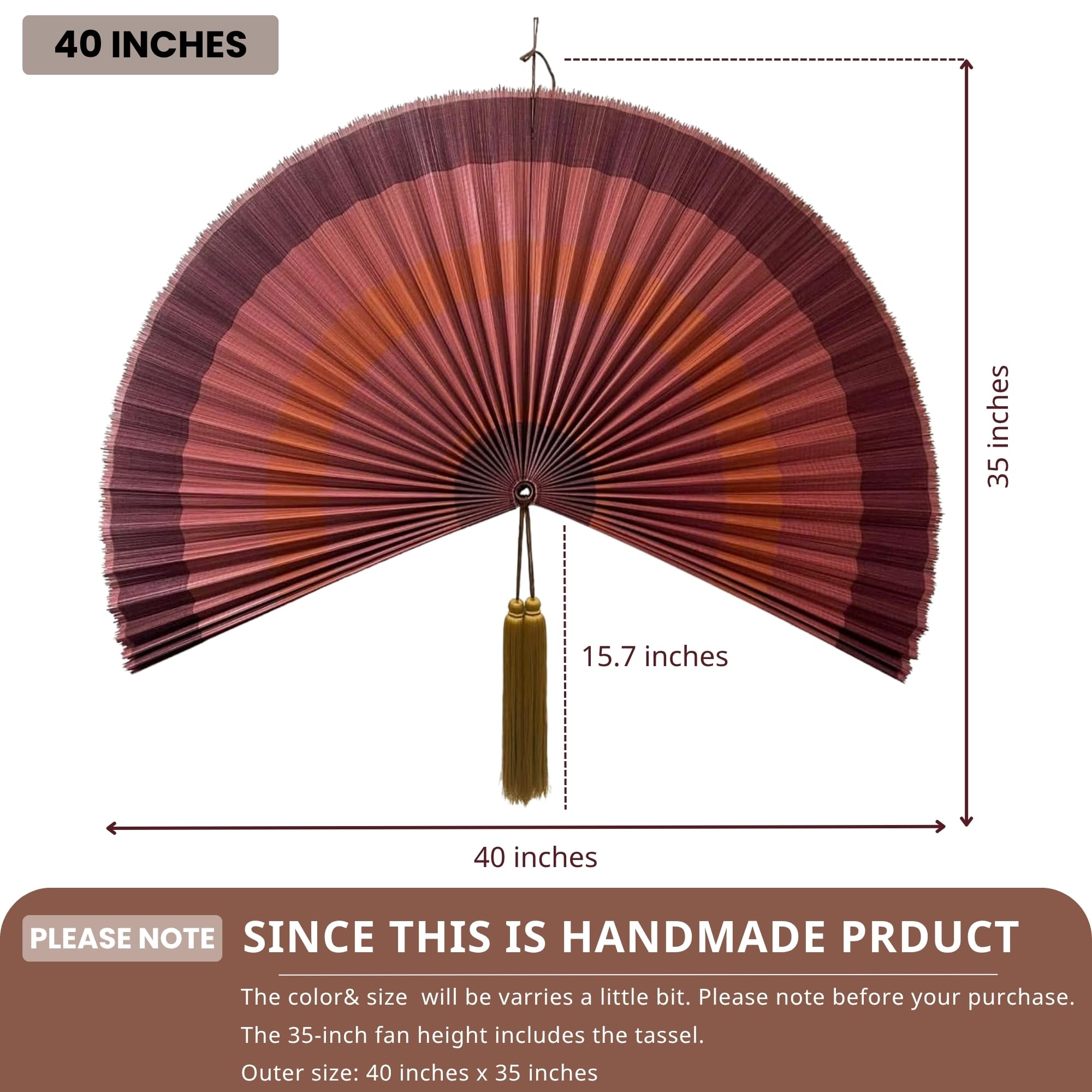 ChumDecor glands terracotta, finition douce apportant mouvement