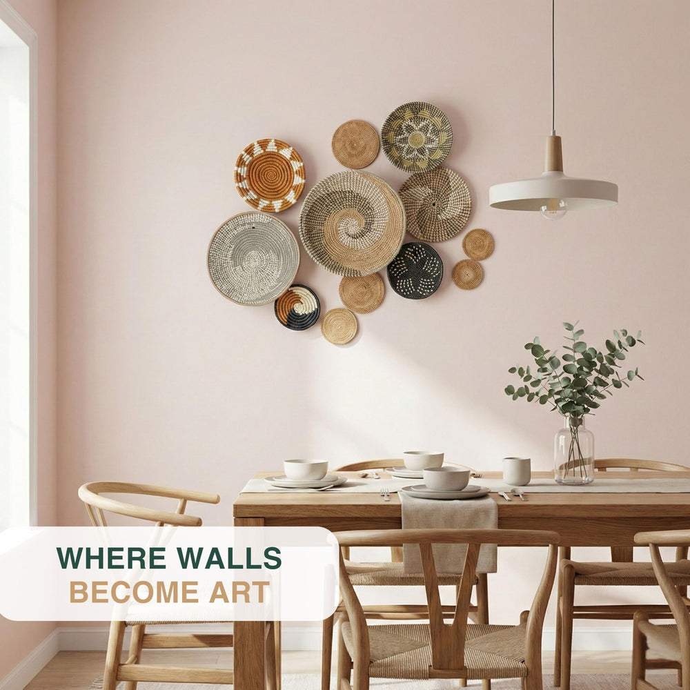 ChumDecor panier utilisé comme dessous-de-plat décoratif polyvalent