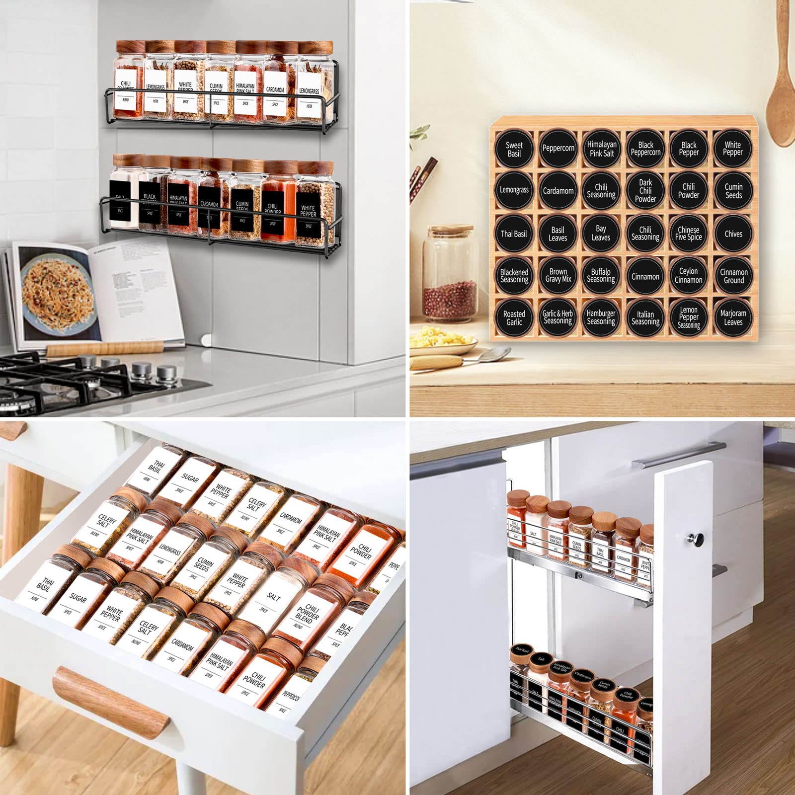 Churboro bocaux en usage sur plan de travail facilitant préparation repas