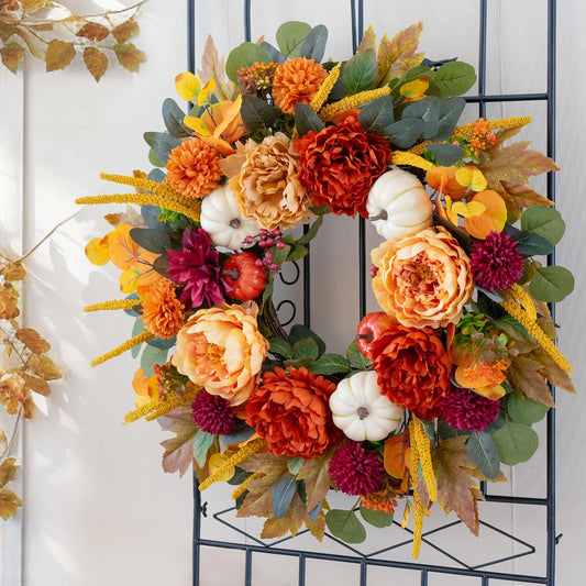 CHvista gros plan pivoine orange, couleur vive et réalisme