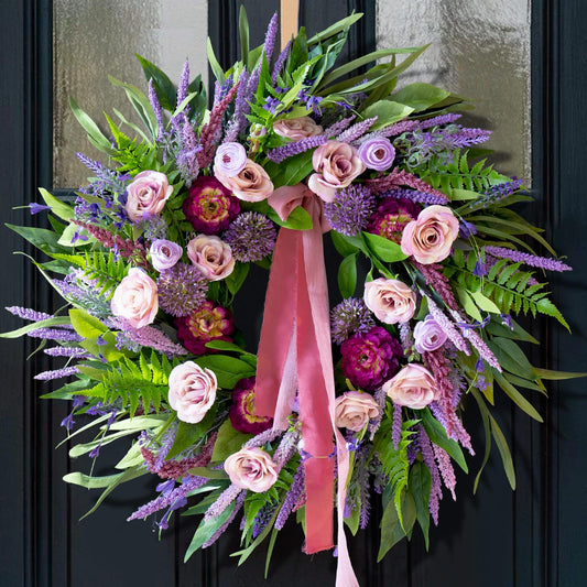 CHvista couronne sur porte avant apportant charme d'accueil
