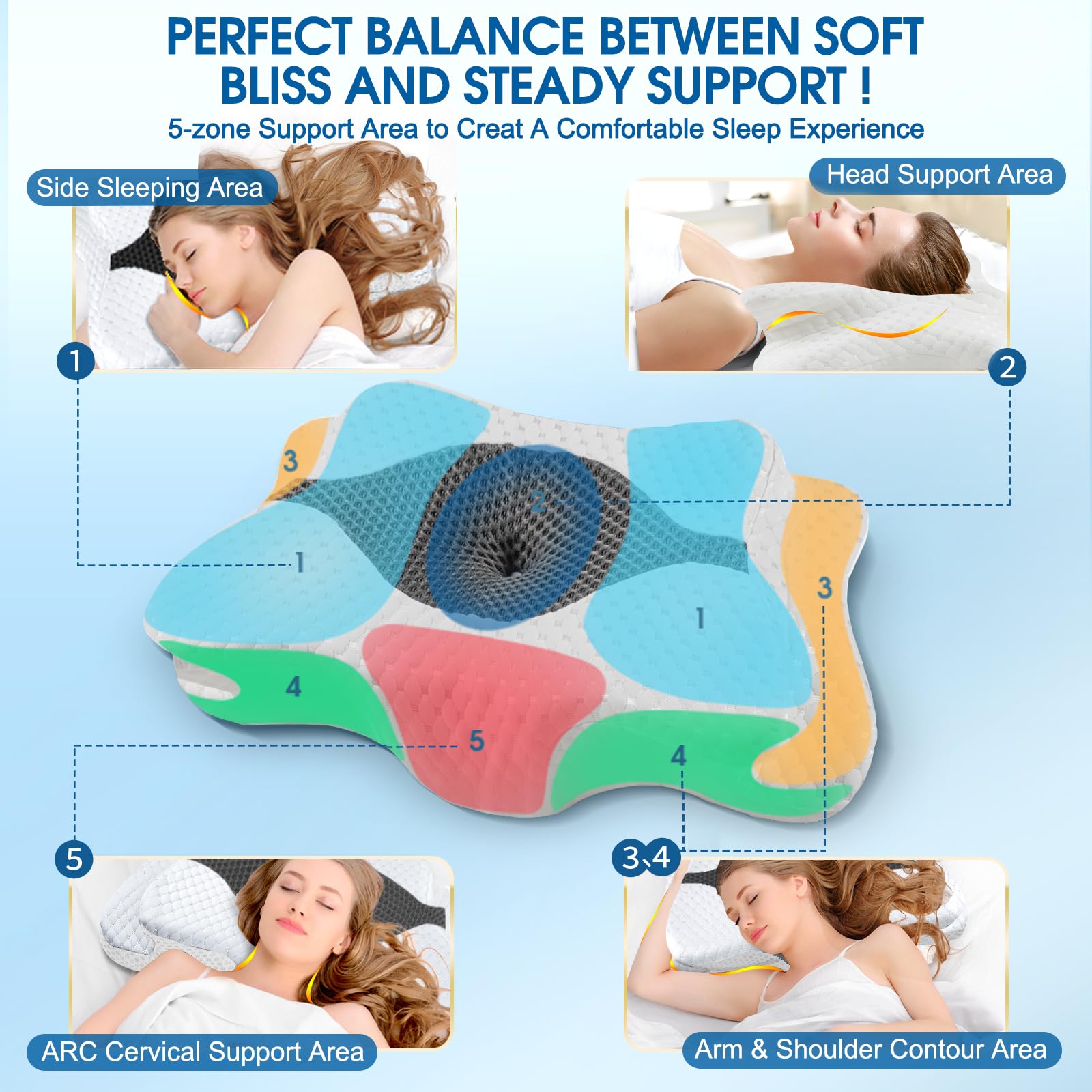 CHxxy housse Ice Silk détachable montrant aération et facilité d'entretien