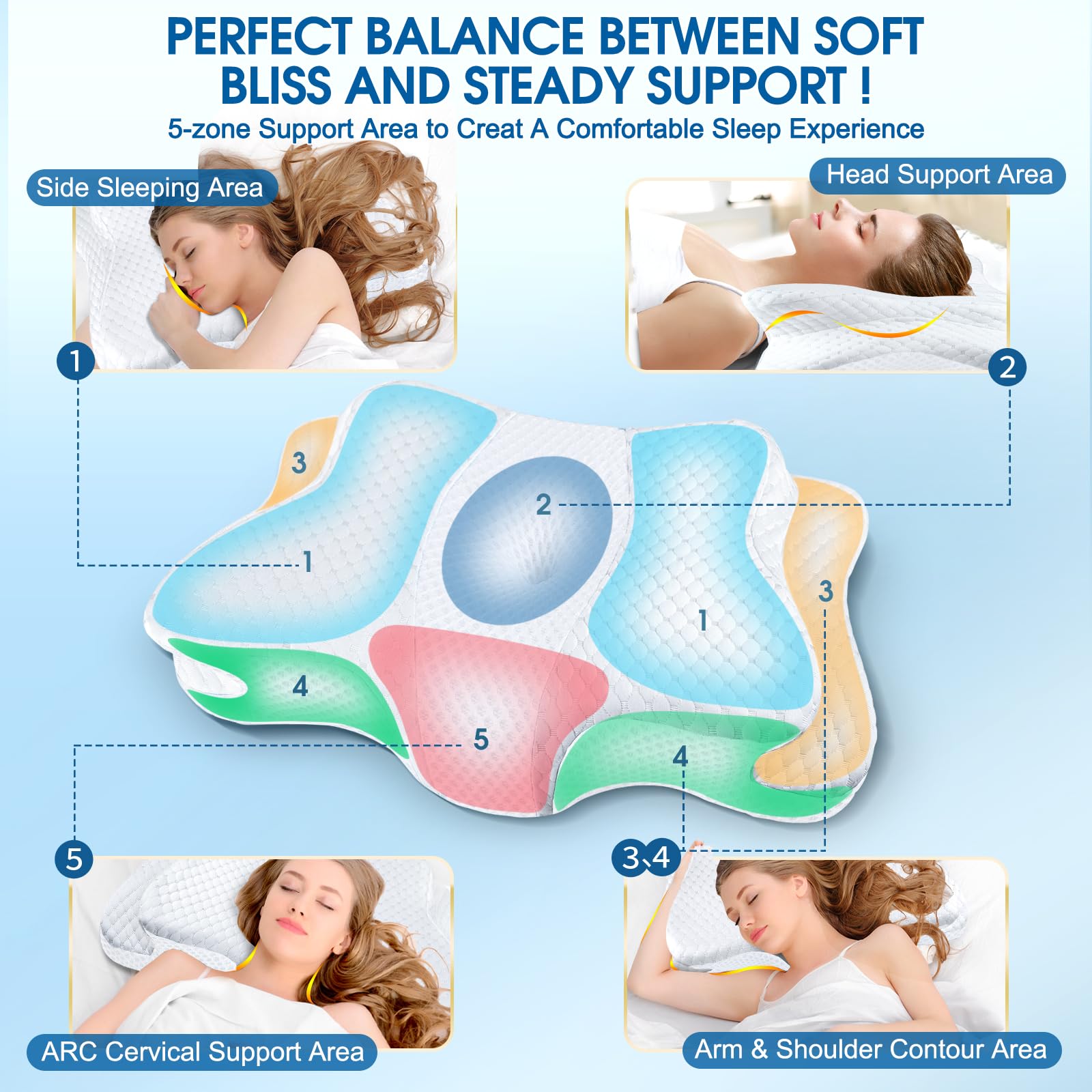 CHxxy housse Ice Silk zippée respirante facile à laver pour sommeil frais