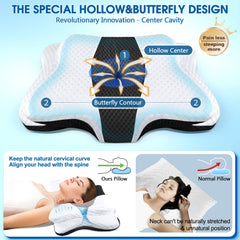 CHxxy profil du coussin mettant en évidence le contour cervical pour alignement