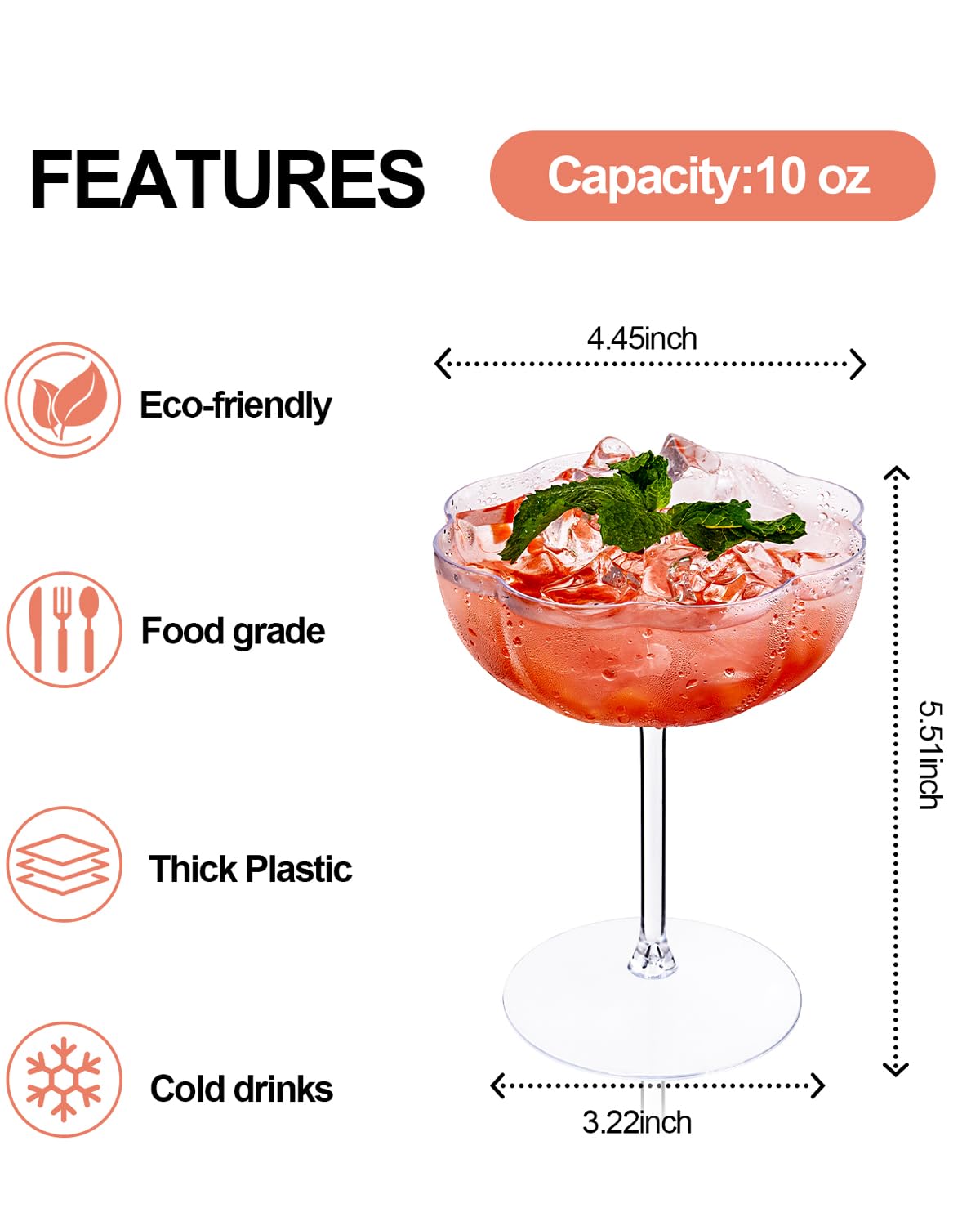 Ciaell verre en usage avec cocktail mettant en valeur le rendu