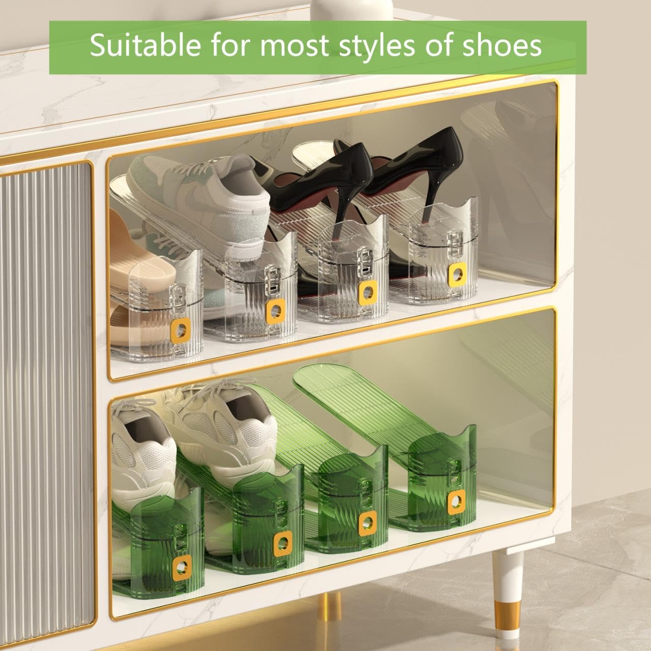 CiBiZi comparaison taille avec sneaker illustrant compatibilité