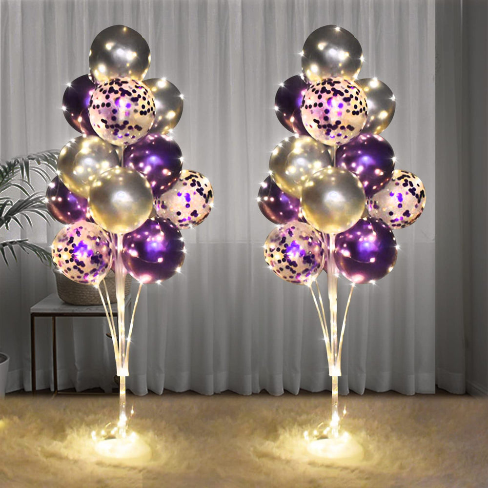 Cicicooie support monté violet et argent pour décor rapide