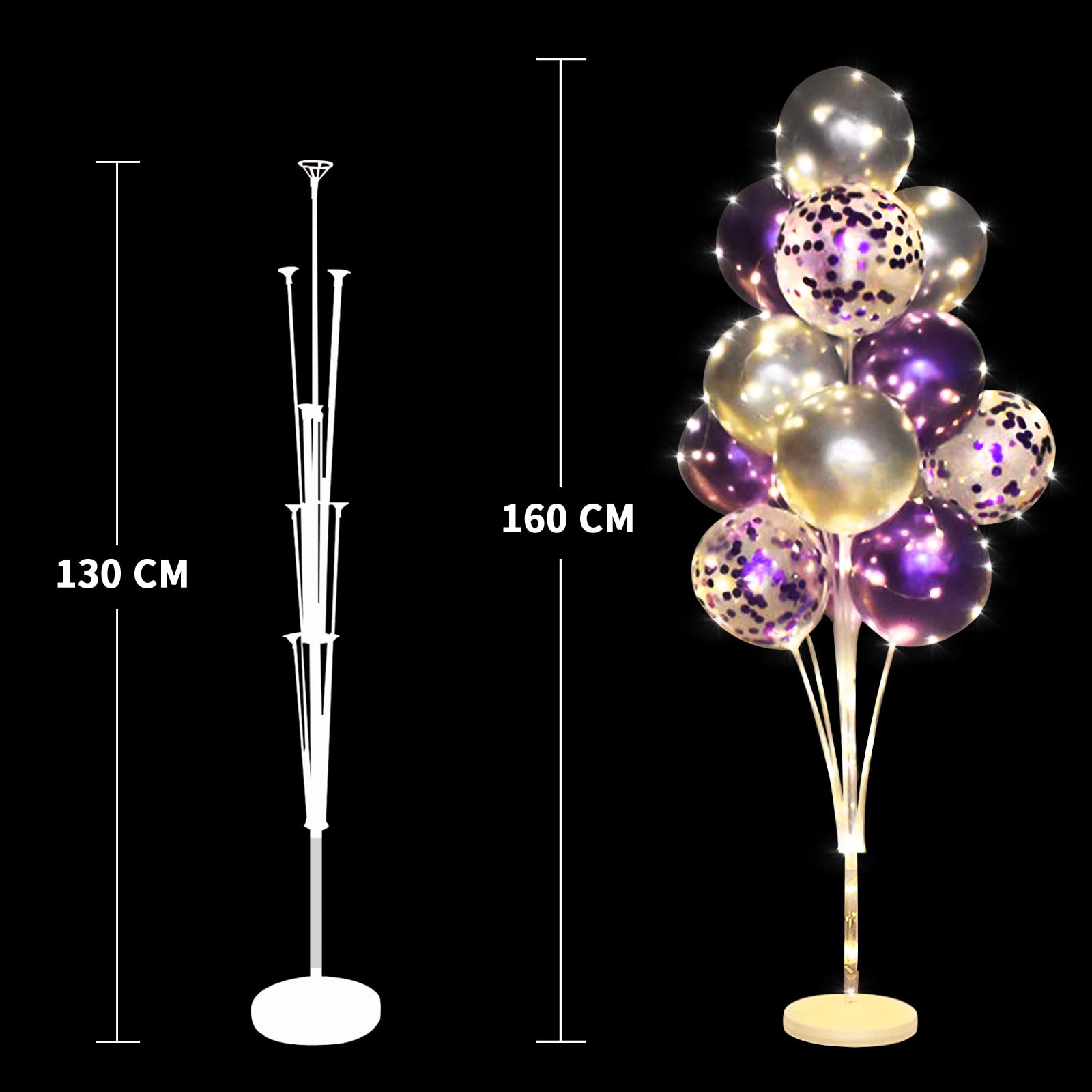 Cicicooie colonne installée en intérieur décorant table de fête