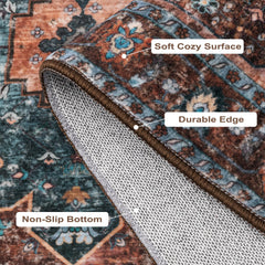 Ciicool tapis posé dans un salon moderne, apporte chaleur et style vintage