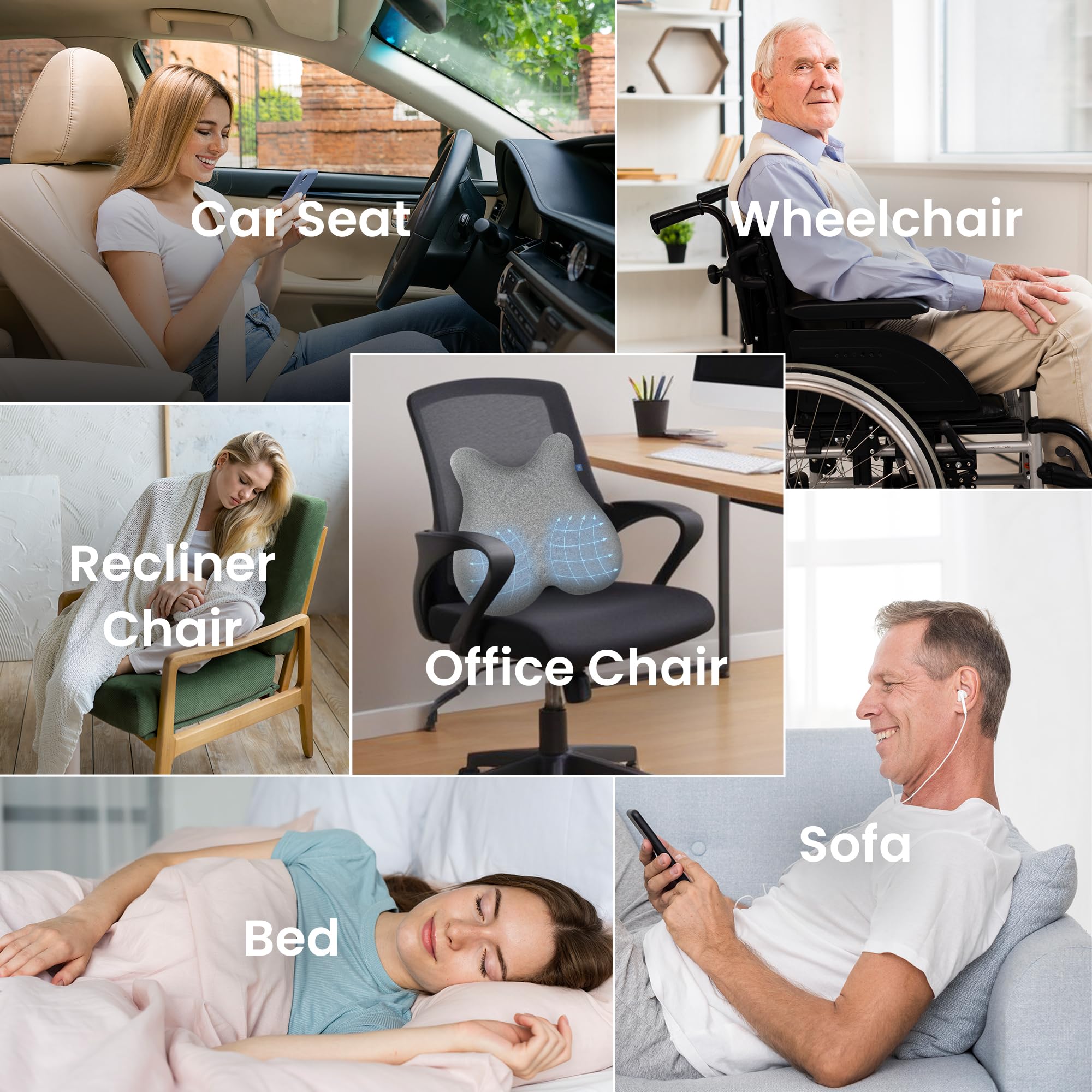 CILI lifestyle bureau montrant confort prolongé et posture améliorée