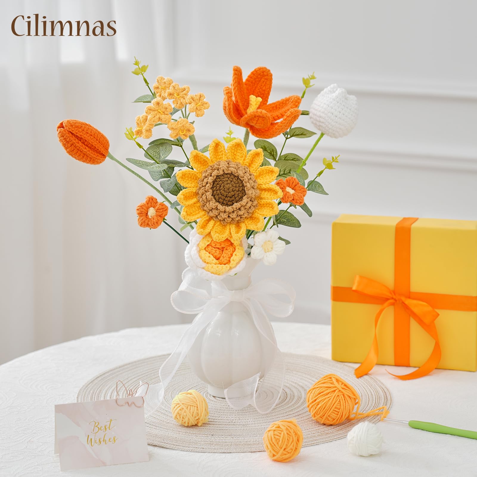 Cilimnas bouquet placé dans un salon, donne une ambiance accueillante