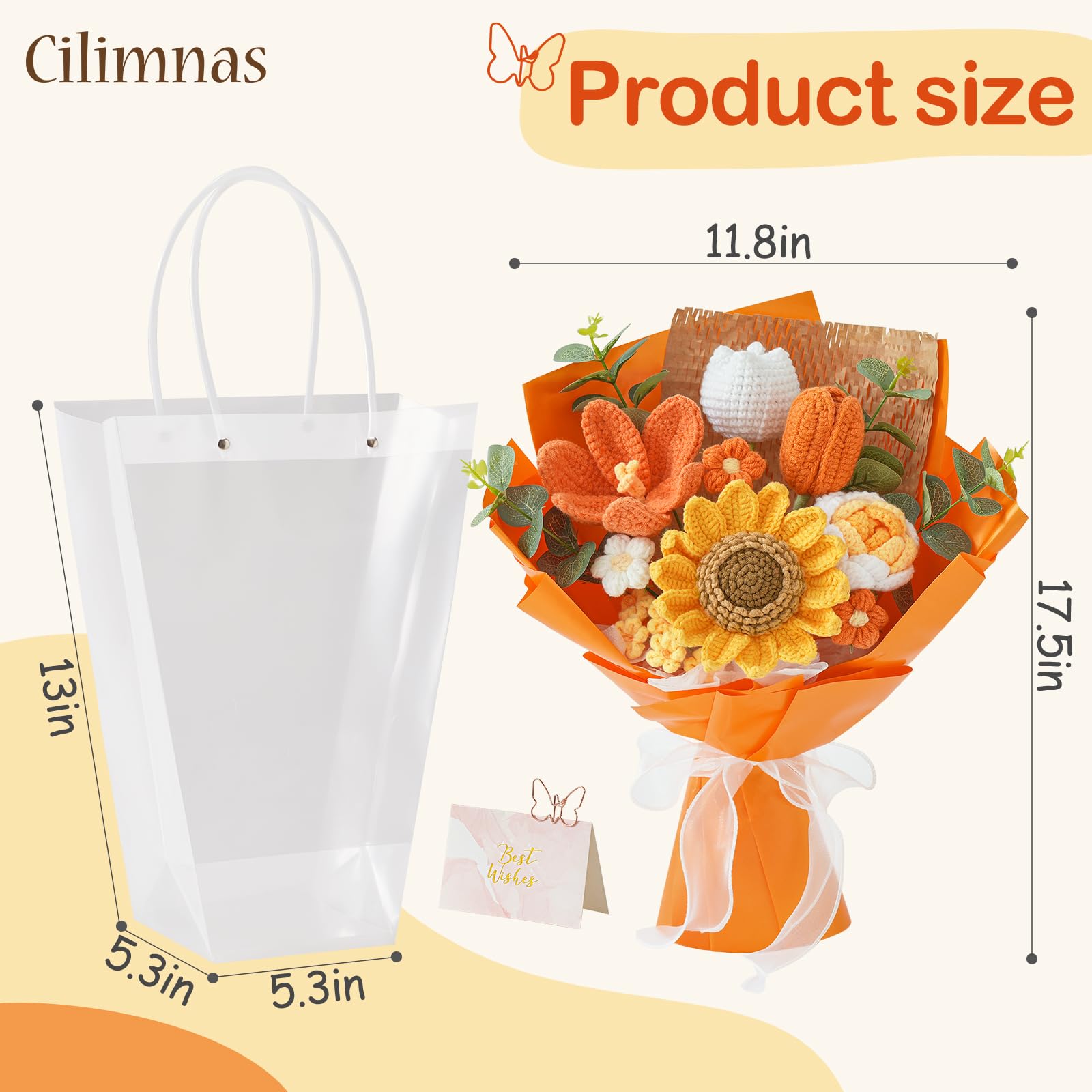 Cilimnas emballage avec carte, prêt à offrir sans préparation