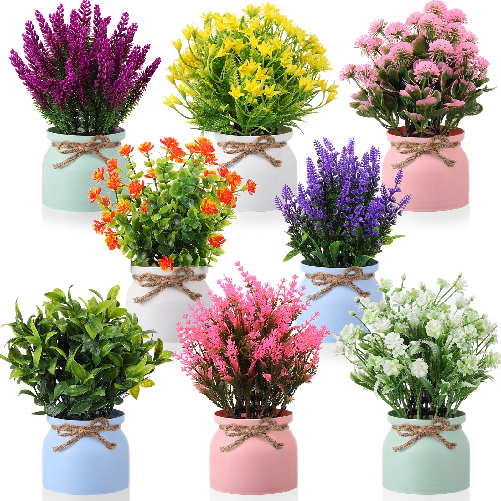 Cindeer pot avant montrant une grande fleur artificielle et finition décorative pour accueil visuel